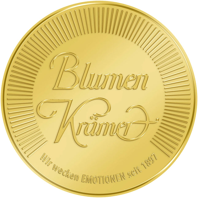 Blumen Gutschein Goldtaler im Satinsäckli in Zürich liefern lassen