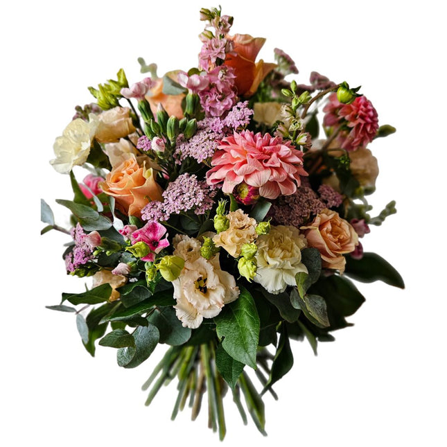 Blumenstrauss mit Dahlien und Lisianthus Zürich