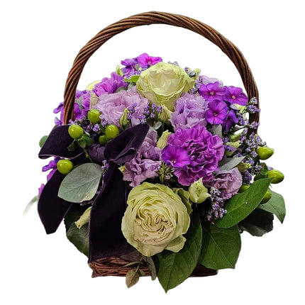 Saisonaler Blumenkorb online kaufen Zürich Lieferung frisch vom Floristen