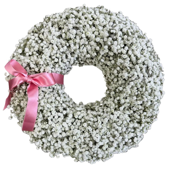 Gypsophila wreath