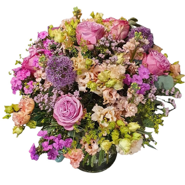 Blumenstrauss rosa lila kaufen Zürich 