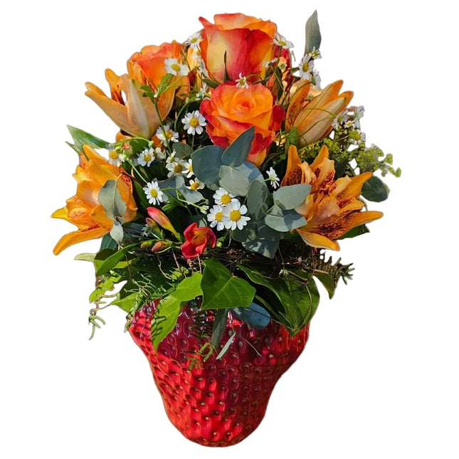 Blumen Krämer Zürich_Blumenstrauss_Orange Love