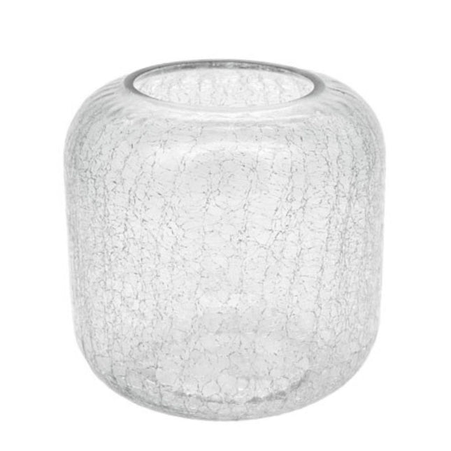 Glasvase Crackle aus strukturiertem Glas für Blumenstrauss online kaufen in Zürich