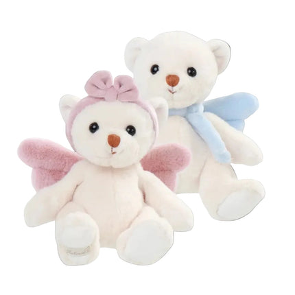 Schutzengel Kuscheltiere in Rosa und Blau als Baby Geschenk zur Geburt in Zürich online kaufen