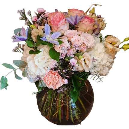 Pastel Dream Blumenstrauss in zarten Pastellfarben online bestellen in Zürich mit frischer Blumenlieferung