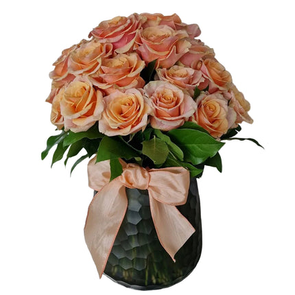 Rosenstrauss Apricot online kaufen in Zürich Blumenlieferung