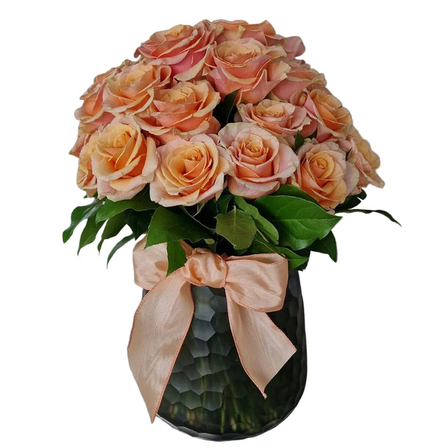 Rosenstrauss Apricot online kaufen in Zürich Blumenlieferung
