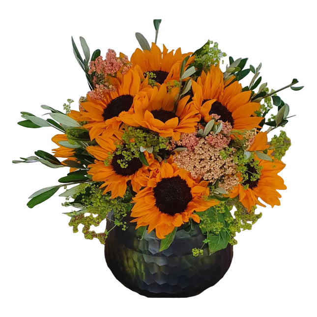 Sunny Sonnenblumenstrauss mit leuchtend gelben Sonnenblumen