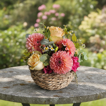 Rosé Garden Basket