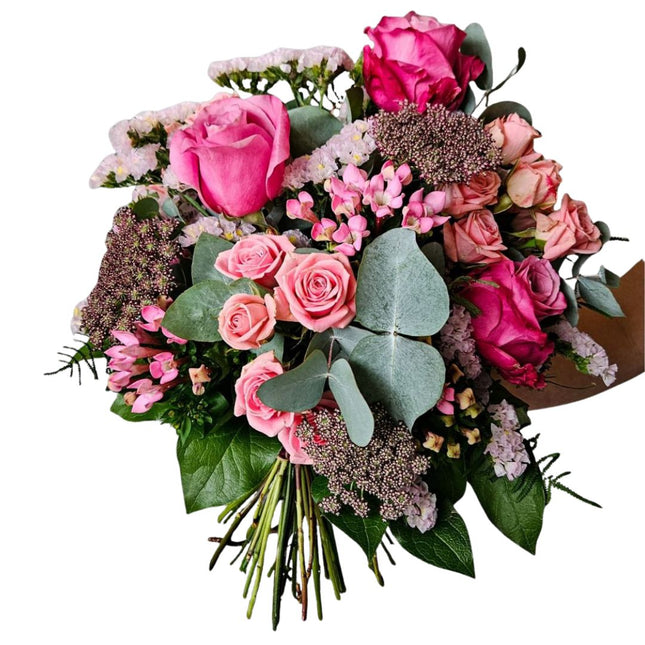 Pink Paradise saisonaler Blumenstrauss mit pinken Blumen