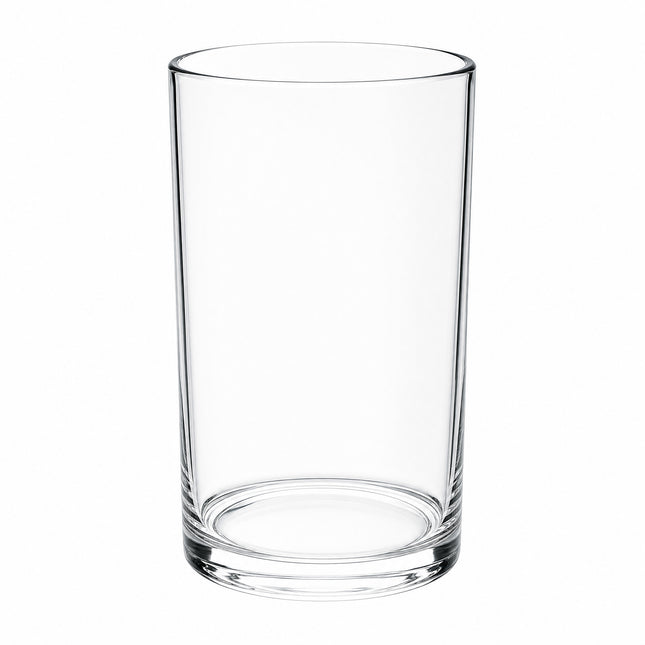 Robuste transparente Glasvase für grosse Blumensträusse und Zweige