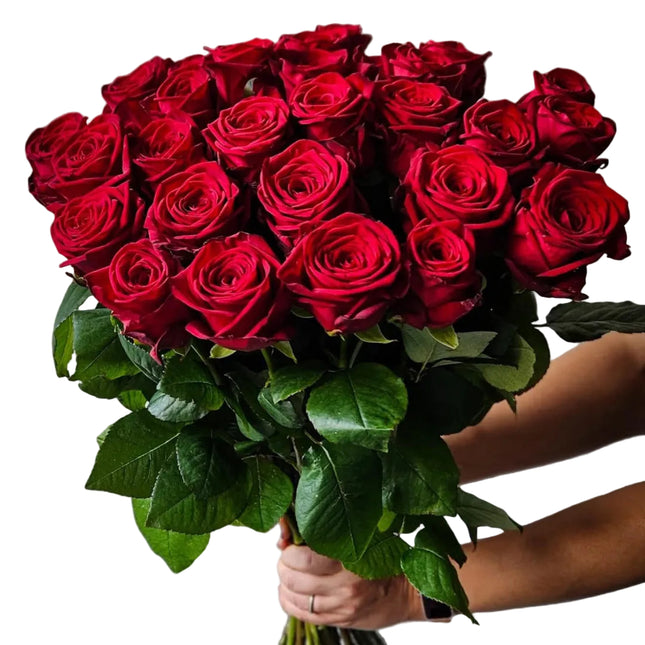 Blumenstrauss mit roten Rosen in Zürich online bestellen mit Lieferservice