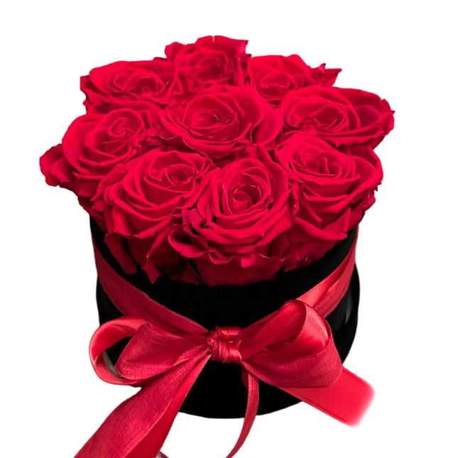 Rosenbox mit roten Rosen online bestellen mit Lieferservice Zürich